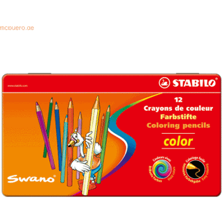 Farveblyanter Stabilo Paul 12stk. i metal etui (5stk)