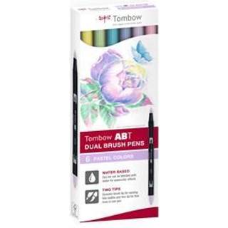 Tombow Marker ABT Dual Brush 6C-2 Pastel carton (6)