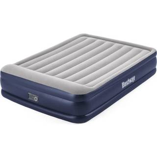 Bestway Tritech™ Luftmadras Queen luftfyldt ekstraseng, indbygget pumpe, 203 x 152 x 46 cm