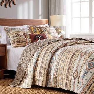 Barefoot Bungalow Phoenix Quilt Set Full/Queen Tan GL-1904CMSQ