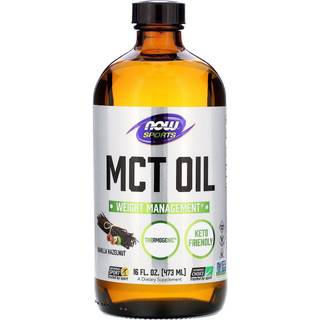 NOW Foods – MCT Oil Vanilla Hazelnut 473 ml