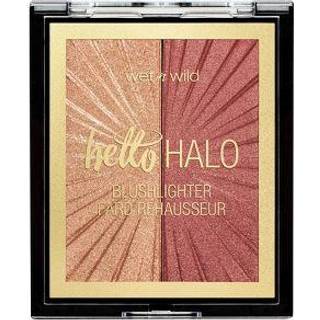 Wet N Wild Megaglo Blushlighter Slendable Blush & Highlighter Set Shimmery Metallic Finish Flash Me