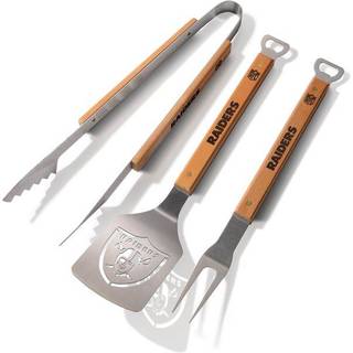 YouTheFan NFL Oakland Raiders Classic Series 3-delt grillst rustfrit stl 22"""" x 9""""