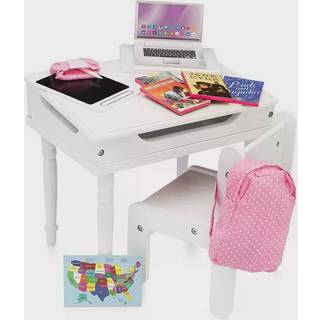 Spilletid af Eimmie 18 tommer Doll M?bler - Skolebord og klasselokale American Girl Doll School Accessories - Passer til amerikansk generation My
