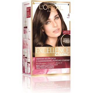 L’Oréal Paris Excellence Creme Hårfarve Skygge 4 Brąz 1 stk. - 1 stk.