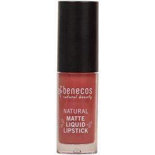 benecos Natural Matte Liquid Lipsticks rosewood romance