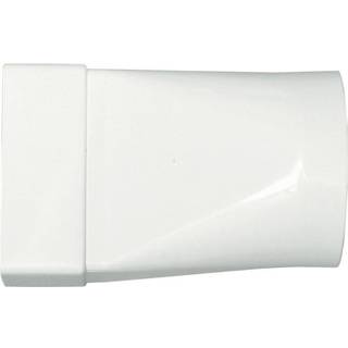 Fresh rund/rektangulær overgangsstykke, 110 x 54 mm, Ø100 mm