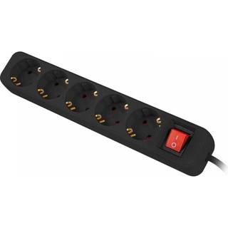 Lanberg PS1-05F-0300-BK - power strip - 2500 Watt