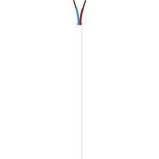 NKT Ledning 2x0,75 pkl hvid s100