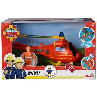 Brandmand Sam Helikopter med Figur Wallaby