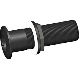Gevind skroggennemføring TruDesign Skin Fittings Domed Long, komposit, kuplet, 140 mm, G 1 1/4" (BSP), sort