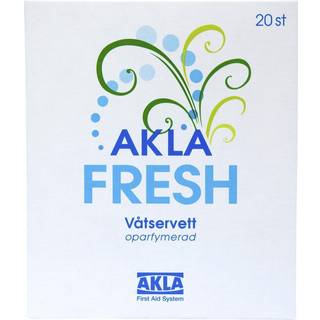 Akla Fresh Vådservietter - Uparfumerede - 20 stk