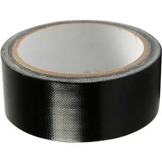Stærk lærredstape 38 mm x 25 m - Sort