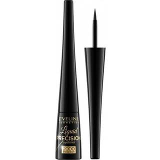Eveline Cosmetics Liquid Precision 2000 Procent Vandfast eyeliner Skygge Black 4 ml - 4 ml