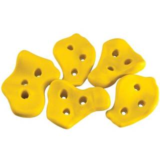 Gorilla Playsets 07-0008-y Rock Climbing Wall Rocks til Swing Sets inkluderer hardware-gul