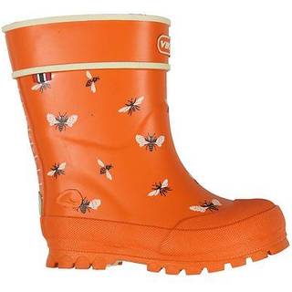 Viking Alv Jolly Gummistøvler, Orange/White, 26