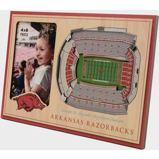 Youthefan NCAA Arkansas Razorbacks 3D Stadiumview Picture Frame - Donald W. Reynolds Razorback Stadium 12 """" X 8 """"