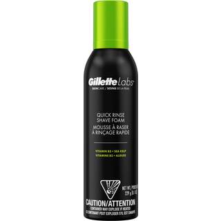 Gillette Labs Quick Rinse letvgtsbarberskum til mnd Barberskum, der hjlper med at beskytte huden 8.1 OZ