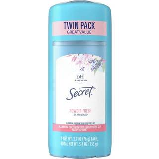 Secret Solid Antiperspirant Deodorant Powder Fresh 2,7 oz, 2-pak