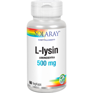 Solaray L-Lysin, 60 kapsler