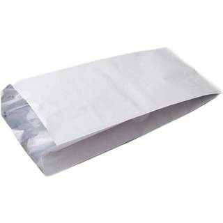 Grillposer m/alufolie hvid 16/6,5x33,5cm 250stk/pak