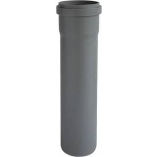 Nicoll HTP afløbsrør med muffe Ø50 mm 150 cm grå