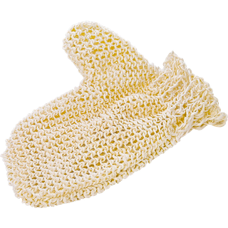 Croll & Denecke Sisal-Massagehandske, Finstrikket (1 stk)