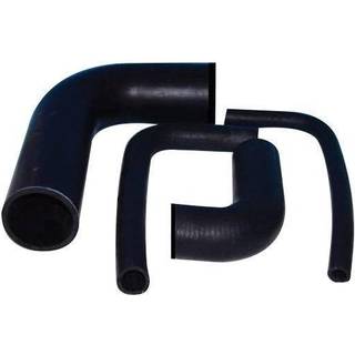 Kølevandsslange, EPDM-gummi, vinklet 90°, 44 mm (1 3/4"), 0.5 meter, sort
