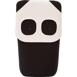 EO Kids Design - 'Panda' cuddle toy, large in Black, white Hallingdal 65 (80%wool 20%visc