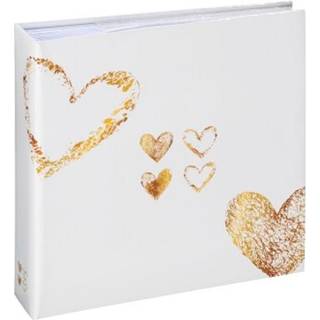 Hama "Lazise" memo album for 200 photos with a size of 10x15 cm gold