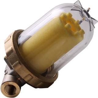Arne Nielsen Oliefilter overtrop messing 1/4