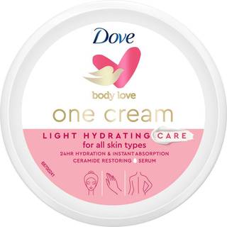 Dove Body Love Lys creme til krop og ansigt 250 ml - 250 ml