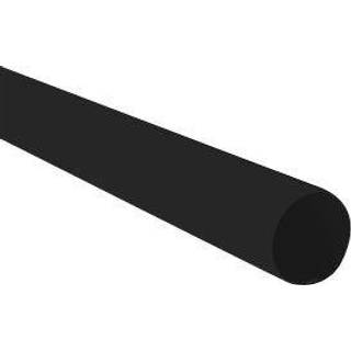 Prefa nedløbsrør alu 80mm sort meterpris