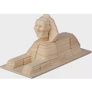 Forbundet 3D -puslespil Sphinx Wood Craft Construction Model Kit Unik sjov og uddannelsesm?ssigt DIY -tr?leget?j Monteringsmodel uafsluttet h?ndv