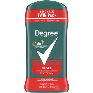 Grad m?nd originale antiperspirant deodorant til m?nds pakke med 2 48-timers sved og lugtbeskyttelsessport 2.7 oz