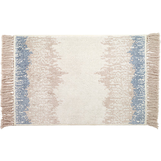 Avanti -sengetøj - Bath Mat Soft & Skid -Resistente Cotton Rug Beach Inspireret badeværelseindretning (Abstract Coastal Collection)