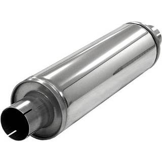 Rustfri Rund Lyddæmper 2 1/2" 125 mm"