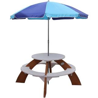 Orion rund bænk med parasol