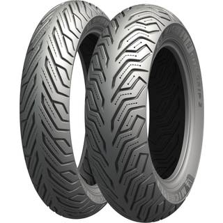 Michelin City Grip 2 ( 100/80-10 TL 53L Baghjul, M/C, Forhjul )