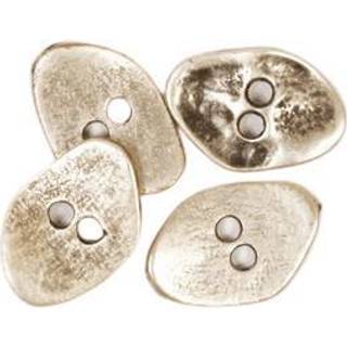 DROPS Kantet sølvknap, knap, 20 mm (nr. 534) Kantet Sølvknap fra DROPS Knappen måler 20 mm. Knapperne sælges stykvis.
