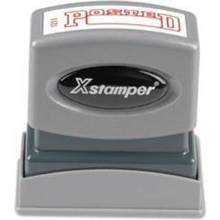 Shachihata Inc post-tomme bl?kstempel 1/2 x 1-5/8 tommer r?d bl?k (XST1211)