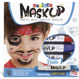 Carioca Maskup Ansigtsmaling Pirat - 3-pakke farvekridt