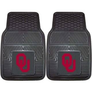 NCAA Oklahoma Sooners Heavy Duty 2 -delt vinylbilmåtte - 18 """" X27 """"