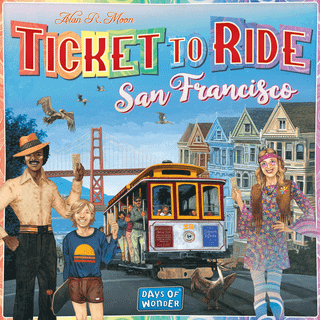 Ticket To Ride: San Francisco - Asmodee - Fra 8 år.