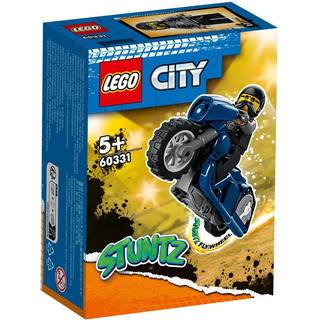 Lego City Stuntz Touring Stunt Bike 60331 Building Toy Set; Svinghjulsdrevet cykel til drenge piger og b?rn i alderen 5+ (10 stykker)