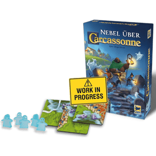 Mists over Carcassonne Board Game | Territory Building Strategy Game | Kooperativt familiespil for b?rn og voksne | Alder 8+ | 2-6 spillere | Gen