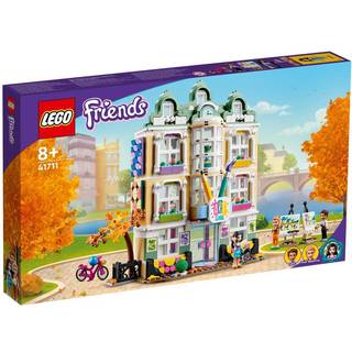 Lego Friends Emmas Art School House Set 41711 Creative Arts & Crafts Leget?j med 3 mini-dolls tilbeh?r og prikker Dekor f?dselsdagsgave id? til b