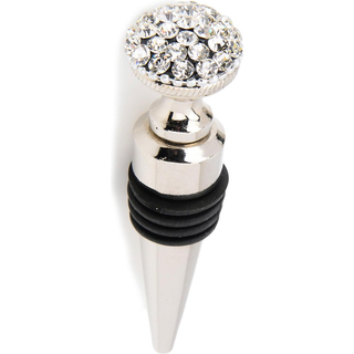 Klassisk touch SDBS462 6,5 in. Hammeret rustfrit st?l flaskeprop med diamanter