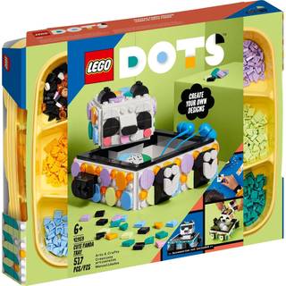 Lego Dots Cute Panda Bakke 41959 Toy Crafts Set DIY smykkeboks Desk ryddig eller opbevaringsbakker Personlige Animal Gift Id? til b?rn i alderen