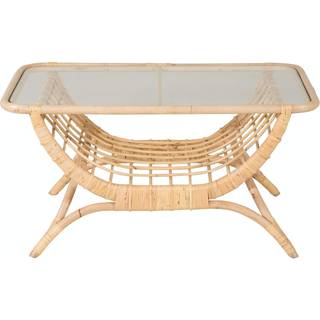 Moana Sofabord 95cm - Natur,Transparent
